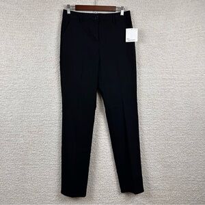 89th + Madison Pants Womens 6 Black Pull On Office Flat Front‎ Straight Leg